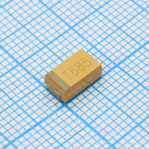 CA45-D050K685T, Конденсатор танталовый твердотельный SMD типоразмер D, 50 В, 6.8 мкФ ±10%,