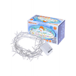 Гирлянда светодиодная СГ100Г10, голубая, 10м, 8 режимов, 250 В, SQ0361-0036