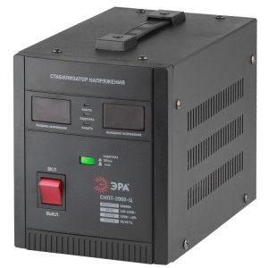 Б0020160 СНПТ-2000-Ц ЭРА Стабилизатор напряжения переносной, ц.д., 140-260В/220/В, 2000ВА (4/80)(к