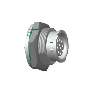 ACD-09PMFS-LC7001, Стандартный цилиндрический соединитель MID STAMP PIN, PNL LOCK 9PIN M CONN