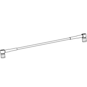 145104-01-M0.25, Соединения РЧ-кабелей SMB R/A Plug/SMB R/A Plug CBL 0.25 Meters