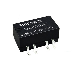 E12Y7XT-1WR3, Преобразователь DC/DC 1 Вт, вход 12 VDC, c 2 выходами, SMD на плату