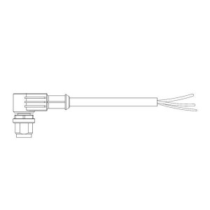 1-2273076-1, Кабели для датчиков / Кабели для приводов 3pos PVC 1.5mM12 agl plug pig A