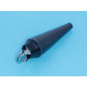 ITA-80B, Зажим изолированный 80мм тип 'aligator', черный