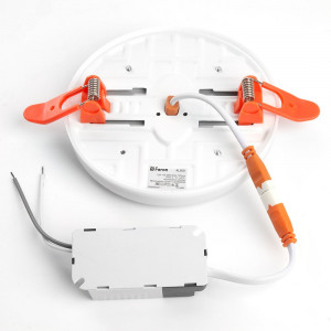 Светильник светодиодный ДВО-12w 4000К 1200Лм slim белый с регулируемым монтажным диаметром (до 90мм) 41208