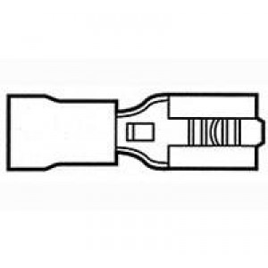 5-160483-1 (Cut Strip), Клеммы 187 PIDG FASTON REC Cut Strip of 100