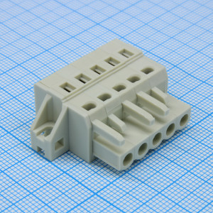 8EDGKMA-5.0-05P-11-1001A(H), Разъемный клеммный блок серия 8EDGKMA шаг 5.0мм 05 контакт(-ов)