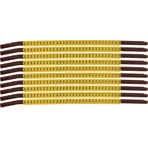 brd333902, SCNG-15-2 клипсы жёлтые, 300шт/упак, для провода 3,8-4,6мм диаметра, легенда 2