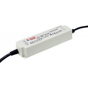 LPF-60-30, AC/DC LED CV+CC, 60Вт, вход 90…305В AC, 47…63Гц /127…431В DC, выход 18…30В/2A, ККМ, изоляция 3750В AC, в кожухе 162.5х43х32мм, -40…+80°С, IP67