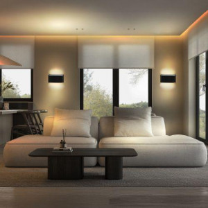 Светильник светодиодный WL41 BK 10Вт 3500К IP54 фасадный черн. Б0054417