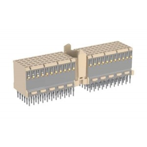 114132, Жесткие метрические разъемы 110P 2MM VERT FML TYPE A SHLD PRESSFIT