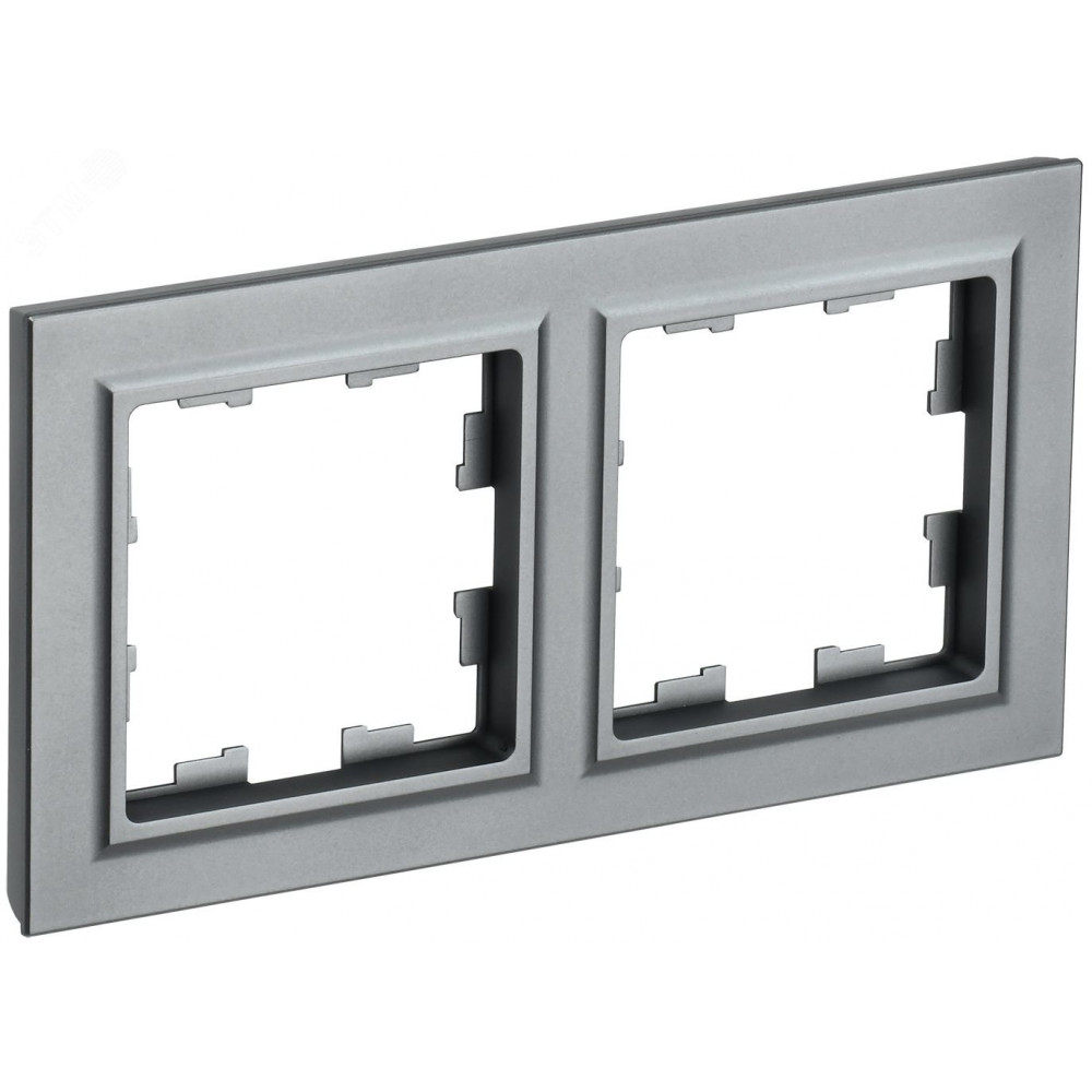 Изображение товара Рамка BRITE РУ-2-БрС из стали для скрытого монтажа IP20