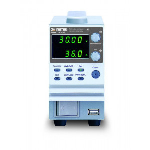 PSW7 30-36, Программируемый источник питания 360Вт, 30В, 36А Дискретность установки 10 мВ/ 10 мА. Нелинейная ВАХ. Последовательное и параллельное соединение однотипных источников. Выходные клеммы расположены на задней панели