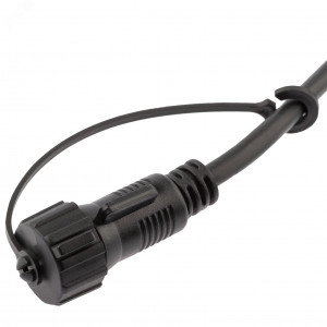 ERAPS-K450 Шнур питания для подключения гирлянд, IP65, 1,5 м, черный, каучук, 2А, 450Вт, 220В Б0051880