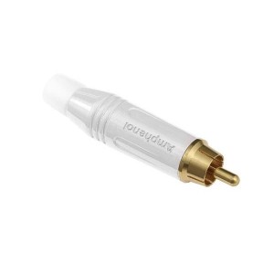 ACPR-WHT, Соединители RCA  Plug Flex grommet White