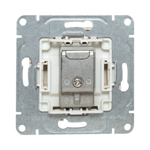 Механизм розетки TV, оконечная, кремовый Эпика EKF UP1-SOI-TV-3