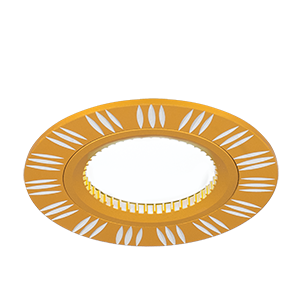 Светильник Aluminium Круг. Золото/Хром, Gu5.3 1/100 AL017