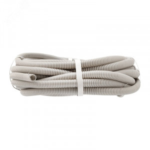 Труба гофрированная из ПВХ, с зондом, 20 мм 28-0020-10