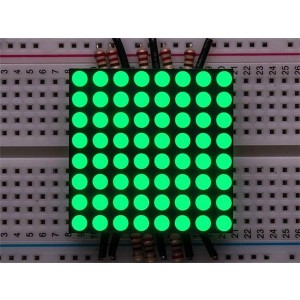 1623, Принадлежности Adafruit  Small 8x8 Bright LED Pure Green Matrix