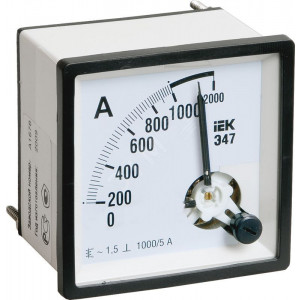 Амперметр Э47 2000/5А кл. точн. 1,5 72х72мм IPA10-6-2000-E
