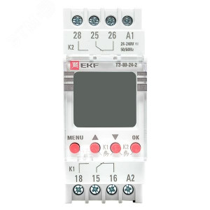 Таймер электронный двухканальный ТЭ-80 24-230В te-80-24-2