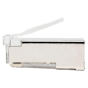 Коннектор RJ-45 TERACOM экранированный 8P8C Cat.5E универсальный (упак.20шт) TRC-PLUG-5EFTP-20