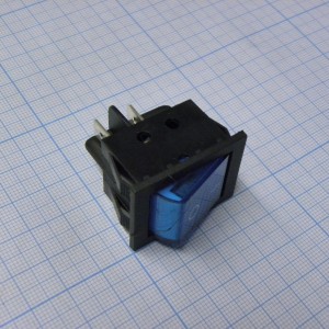 SWR 201-3A3 Ч/С IRS, Переключатель клавишный с подсветкой