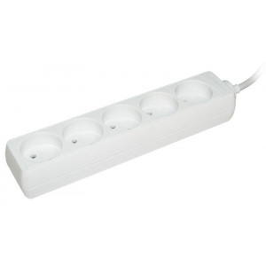 Удлинитель 5х5м без заземл. 10А IP20 У5 2P 250В ПВС 2х0.75 WYP10-06-05-05-N