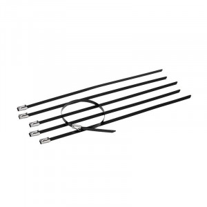 Хомут стальной с полимерным покрытием 300х4.6 (уп.50шт) 07-0308-5