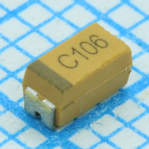 TAJA474K025RNJ, ЧИП-конденсатор танталовый твердотельный SMD 25В 0.47мкФ ±10%