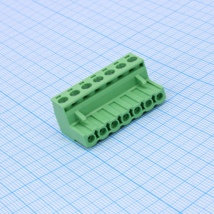 2EGTK-5.0-07P-14-100, Разъемный клеммный блок, 7 контактов. Серия 2EGTK-5.0