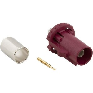 2FA1-NZSP-C01-1, РЧ соединители / Коаксиальные соединители PLUG RG-174,188,316 FAKRA