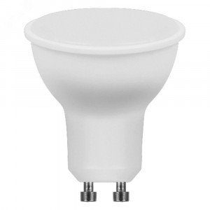 Лампа светодиодная LED 7вт 230в GU10 теплая 25289