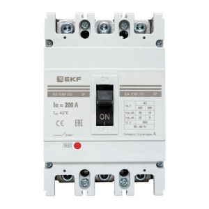 Выключатель автоматический 3п 250/160А 35кА ВА-99М PROxima mccb99-250-160m