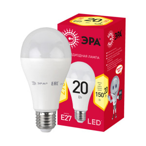 Лампа светодиодная RED LINE LED A65-20W-827-E27 R 20Вт A65 груша 2700К тепл. бел. E27 Б0050687
