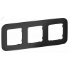 Изображение товара FLITE ARTISTIC Рамка 3-местная РУ-3-А-ФлЧ черный IEK FI-M32-31-20-K02