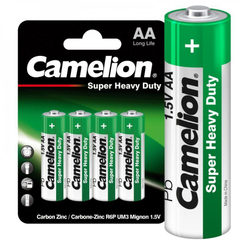 Изображение товара Элемент питания солевой AA R6 BL-4 1669 Camelion комплект 4 шт