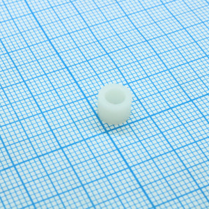 Ф7-4X5, Стойка пластиковая d внутр=4мм, L=5мм