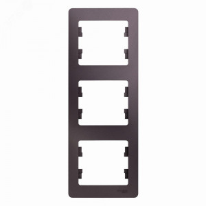 GLOSSA рамка 3-постовая вертикальная сиреневый туман GSL001407