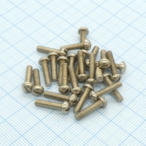 Винт М3.0х12 (25шт.) п/к латунь, Винт М3.0х12 (25шт.) п/к латунь