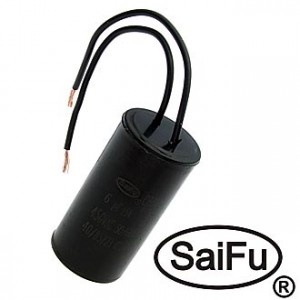 CBB60   6UF  450V WIRE (SAIFU), Пусковой конденсатор SAIFU CBB60, 6 мкФ, 450 В, с проводом