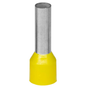 Наконечник-гильза с изол. фланцем для жилы сечением 25кв.мм, длина контактной части 16мм, желтый IF25-16YW