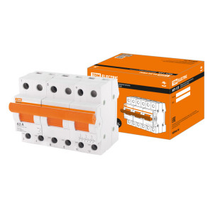 Модульный переключатель трехпозиционный МП-125 3P 63А SQ0224-0046