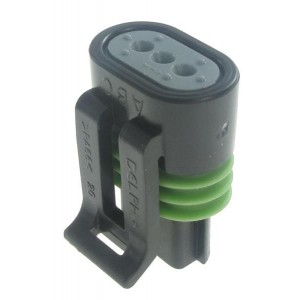 12162185, Автомобильные разъемы 3P FM BLACK CON ASSY 150.2 SERIES