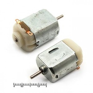 F130-13180  5.0V, Электродвигатель 5V 0,61Вт, 6050/4800об/мин 25х20х15мм вал 2х10мм