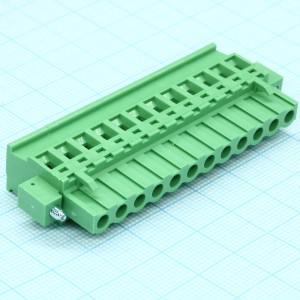 2EDGKAM-5.08-12P-14-00A(H), Разъемный клеммный блок, 12 контактов. Серия 2EDGKAM-5.08