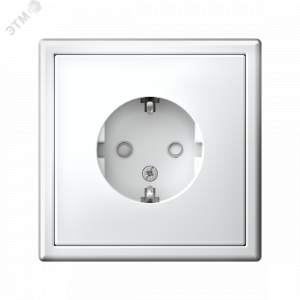Розетка ArtGallery 16А с заземл. защ. шторки механизм бел. SE GAL000145