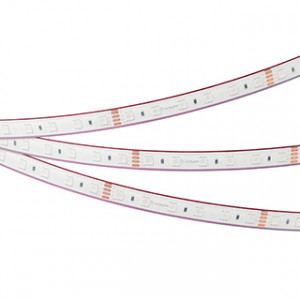 Лента герметичная RTW-PFS-B60-13mm 24V RGB (14.4 W/m, IP68, 5060, 5m) 033791, Светодиодная лента RTW-PFS-B60, герметичная IP68 (PFS-полная силиконовая экструзия). Светодиоды 5060, 60 шт/м (300 шт на 5 м), белая плата, ширина 13 мм, скотч 3M. Цвет RGB, угол 120°. Питание 24V, мощность 14.4 Вт/м (72 Вт на 5 м). Размеры 5000x13x5.5 мм