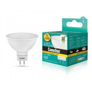 Лампа светодиодная LED7 JCDR/830/GU5.3 7Вт рефлектор матовая 3000К тепл. бел. GU5.3 490лм 170-265В 11656