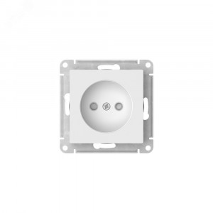 Розетка AtlasDesign 16А без заземл. защ. шторки быстрозажим. клем. механизм бел. SE ATN000149S